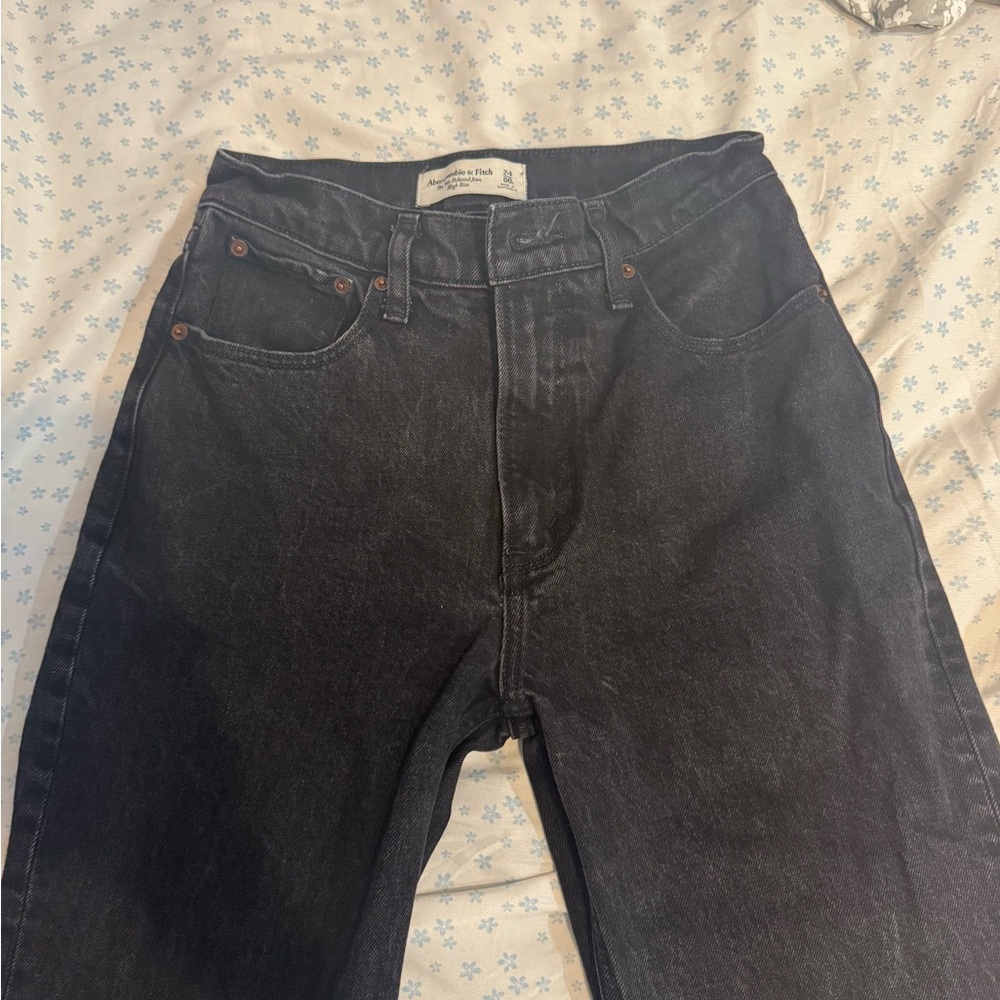 Abercrombie & Fitch Men's Dark Gray Jeans